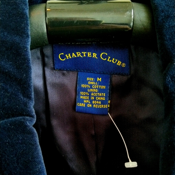 New- Charter Club blazer NWOT - Picture 5 of 7